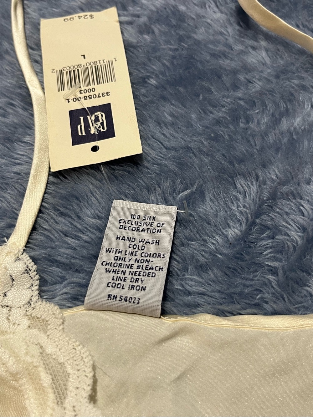 Vintage Gap Silk Lace Trim Cami Top in Cream - Picture 4 of 4